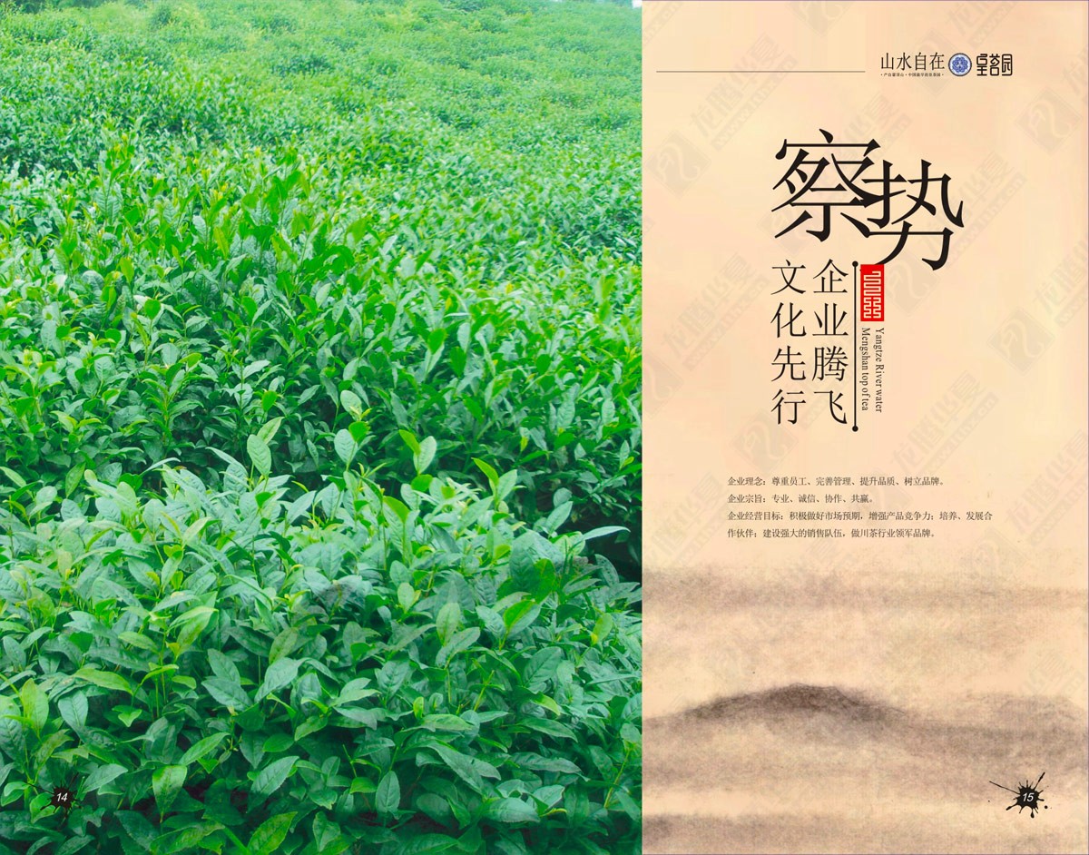 蒙頂山皇茗園茶業(yè)宣傳畫(huà)冊(cè)設(shè)計(jì)