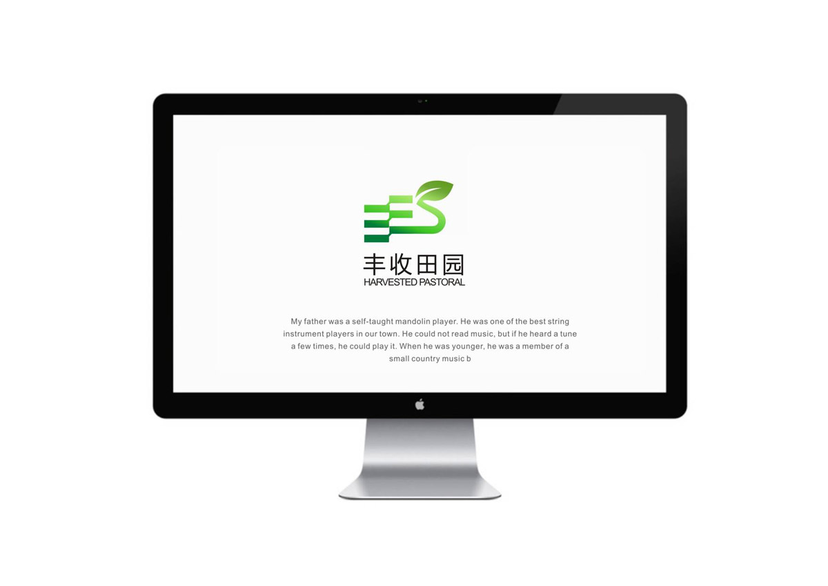 彭祖長壽和豐收田園LOGO設(shè)計|田園公司LOGO設(shè)計|田園企業(yè)VI視覺形象設(shè)計公司