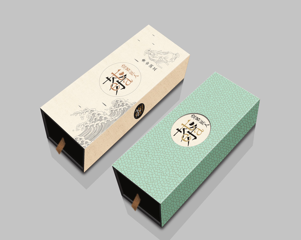 心一茶園茶葉包裝設(shè)計(jì)|紅茶黑茶綠茶精品禮盒手提袋包裝設(shè)計(jì)效果圖